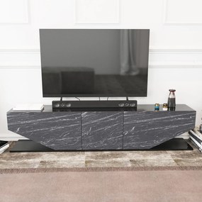 Móvel TV Inci – Preto – 180 x 30 x 45 cm