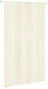 148511 vidaXL Tela de varanda 140x240 cm tecido oxford cor creme