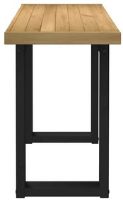 Secretária NOAIN com pernas forma U 120x50x75 cm pinho maciço