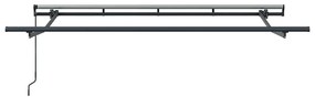 Toldo Retrátil Manual Antracite e Branco