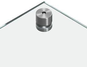 Revestimento de Cozinha vidaXL Transparente 120x50x0,6 cm em Vidro Tem