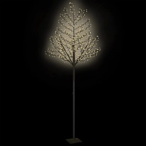 Árvore de Natal 600 LED flor cerejeira luz branco quente 300 cm