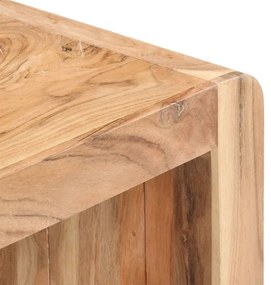Banco 110x38x46 cm madeira de acácia maciça