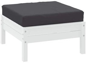 Almofadão para sofá de paletes 60x60x9,5 cm tecido antracite