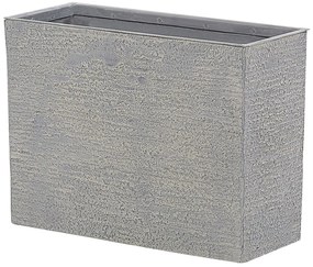 Vaso para plantas cinzento 25 x 60 x 45 cm EDESSA Beliani
