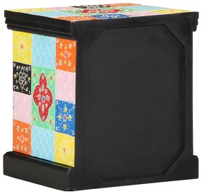 Criado-Mudo 2 pcs Multicolorido 40x35x45 cm Madeira de Engenharia