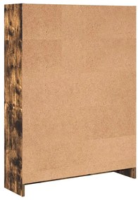 Estante 80x24x109 cm derivados de madeira carvalho fumado