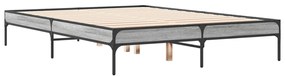 Estrutura de cama 120x190 cm derivados madeira/metal