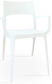 Cadeira Vanity Branco, com braços - Pack 40 unidades