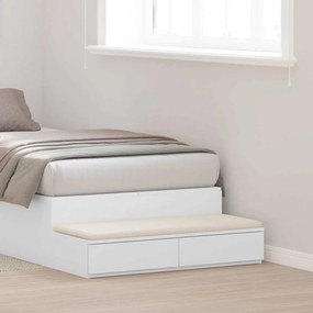 Gavetas de Cama vidaXL Brancas 80x36,5x16,5 cm Madeira Engenharia