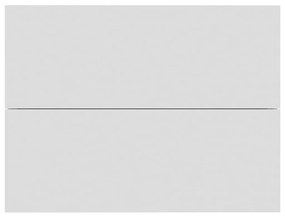 Mesa de cabeceira 40x30x30 cm contraplacado branco