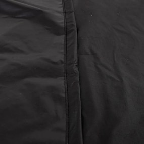 Capas móveis de jardim 2pcs 300x140x90cm impermeável 420D preto