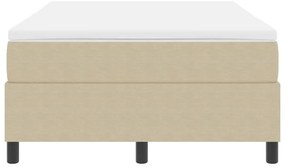 Cama Box Spring com Colchão Verde Claro, 120 x 200 cm, Tecido Corduroy