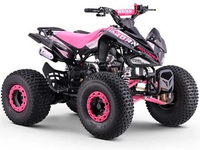 MINI MOTO 4 GASOLINA PARA CRIANÇAS 110cc PANTERA R8 automático com marcha atrás Rosa