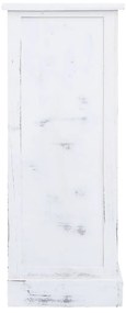 Armário com gavetas 60x30x75 cm madeira branco