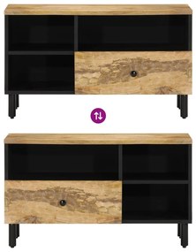Móvel de TV 80x33x46 cm madeira de mangueira maciça