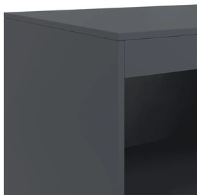 Aparador 67x39x107 cm aço antracite