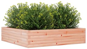 Vaso/floreira de jardim 100x100x23 cm madeira douglas maciça