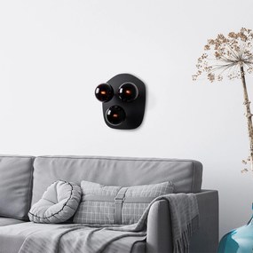 Candeeiro de Parede Well – Preto – 37 x 44 x 45 cm