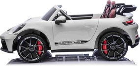 Carro elétrico para crianças Porsche 911 24V 4x4, 2 lugares, controlo remoto, entrada USB/AUX, motores de 200W, bateria de lítio, luzes LED licença OR