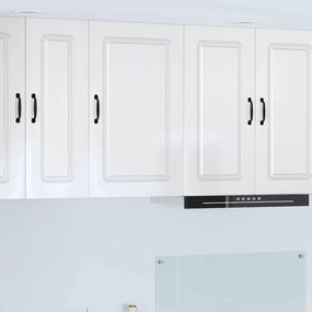 vidaXL Armário de Cozinha Kalmar Branco Brilhante 50 x 31 x 80 cm