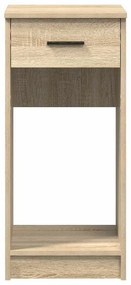 Suporte torre computador com gaveta 35x45x77 cm carvalho sonoma