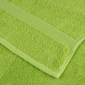 Toalhas banho premium SOLUND 10pcs 70x140cm 600 gsm verde maça