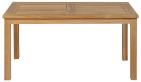 Mesa de centro em teca 90x50x45 cm