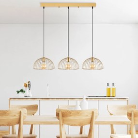 Candeeiro Telkure – Ouro Brilhante – 101 x 31 x 105 cm