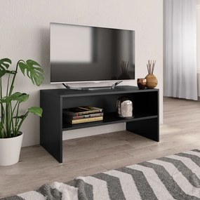 Móvel de TV 80x40x40 cm derivados de madeira preto