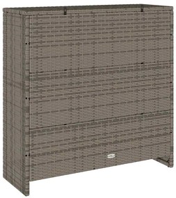 Armário de Armazenamento Cinza 100 x 36 x 102 cm em Vime