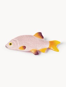Prato de servir em dolomite pintado à mão Fish