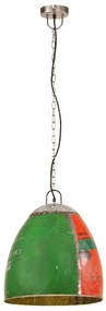 Candeeiro suspenso industrial redondo 25W 42 cm E27 multicor