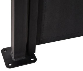Toldo Lateral Retrátil - 350x180cm - Cinzento Escuro