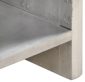 Aparador estilo aviador 110x35x75 cm metal