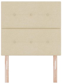 Cabeceira LED Creme de 100 cm Estofada