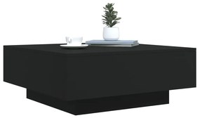 Mesa de centro 80x80x31 cm contraplacado preto