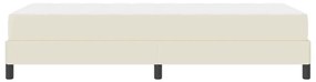 Cama Outros Creme 100 x 200 cm Couro sintético