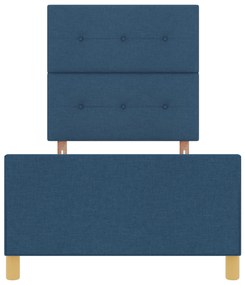 Cama vidaXL em Azul, 80x200 cm, Tecido