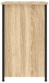 Mesa de cabeceira 40x36x60 cm derivados madeira carvalho sonoma