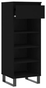 Sapateira 40x36x105 cm derivados de madeira preto