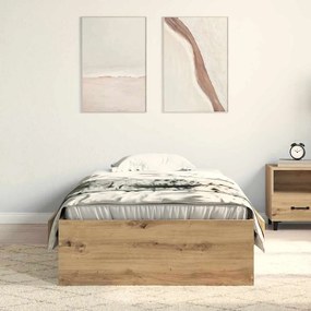 Cama vidaXL Artisan Carvalho 90x200 cm Madeira Engenheirada