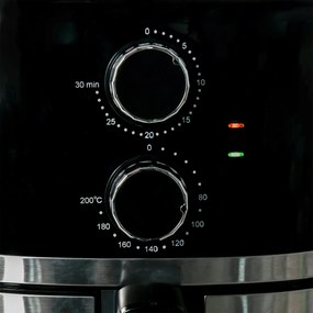 Fritadeira sem Óleo 4,5L Fritadeira de Ar Quente 1500W com 8 Programas Temporizador Temperatura Ajustável Desligamento Automático e Cesta