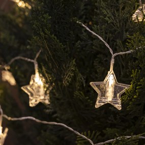 Luzes de corda para exterior de Natal 4,5 m com 16 lâmpadas LED - Bianca