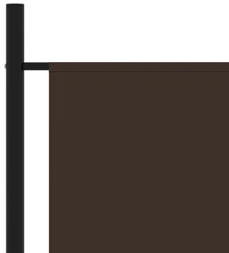Divisória de quarto com 3 painéis 260x180 cm castanho