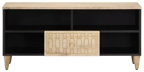 Móvel de TV 100x33x46 cm madeira de mangueira maciça