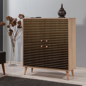 Armário Multiuso Multilux – Carvalho Sonoma – 95x111x36 cm