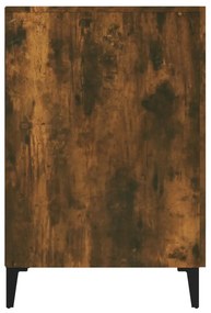 Secretária 140x50x75 cm derivados de madeira carvalho fumado
