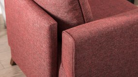 Poltrona de Descanso "Monaco" – Vermelho Tinto - Design Moderno