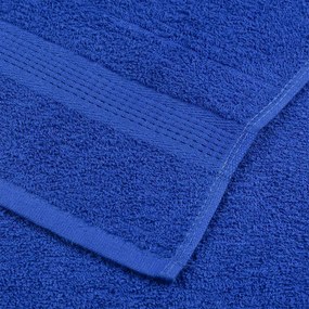 Toalhas de banho 10 pcs 100x150 cm 360 gsm 100% algodão azul